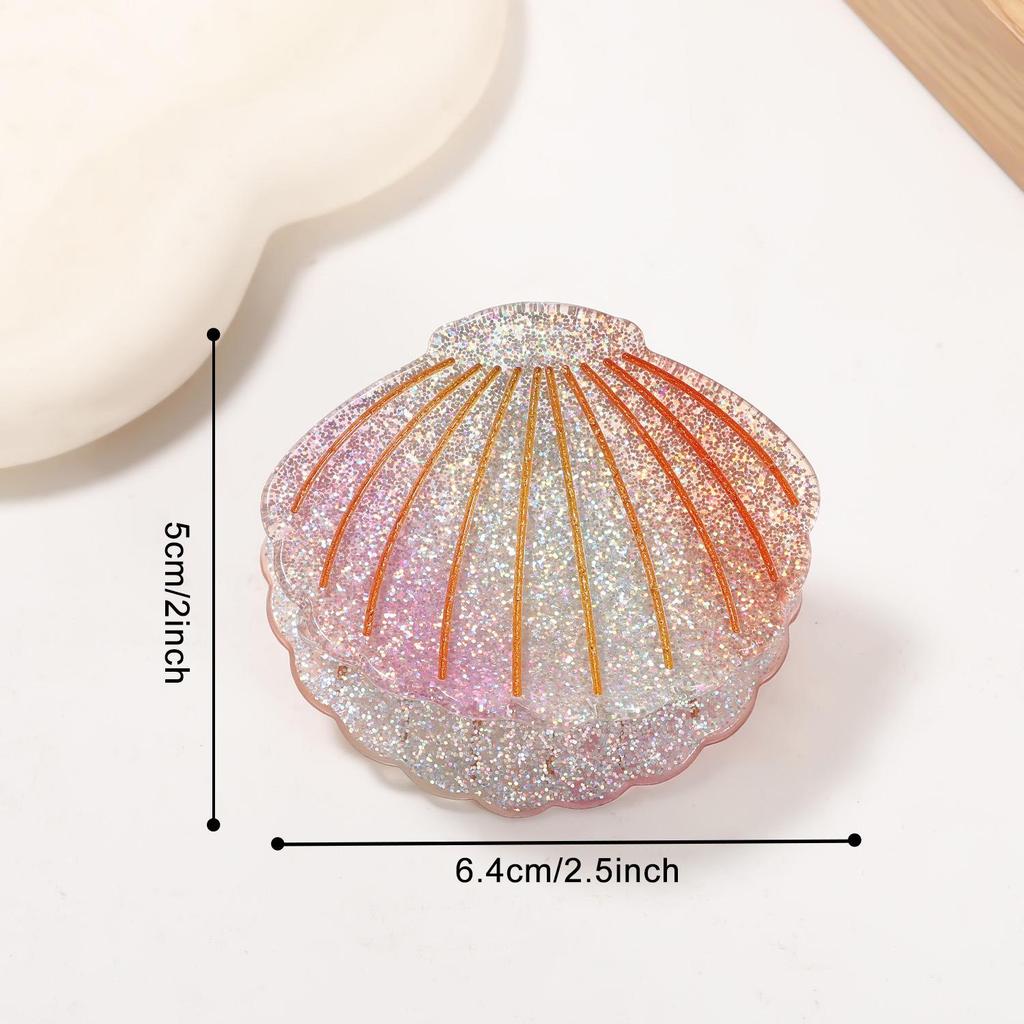Bamboo Yao Colorful Shell Claw Hair Clip