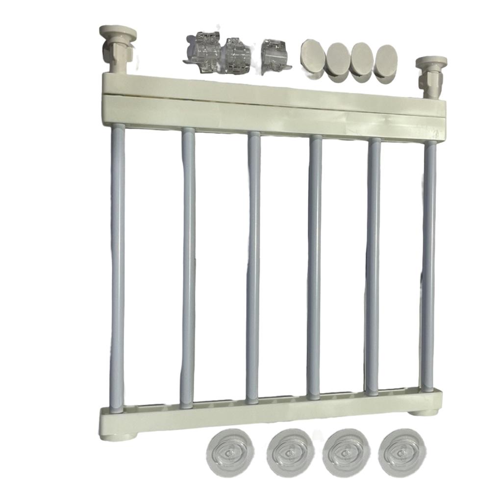 Porte extensible vers le haut, Porte rétractable pour escaliers Porte intérieure Capacité de porte Escaliers pour bébé Isolation pour (blanc)