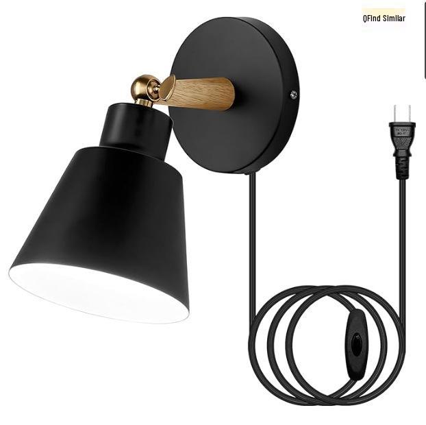 Nordic Creative Solid Wood Wall Lamp for Bedrooms, Hallways, and Children's Rooms