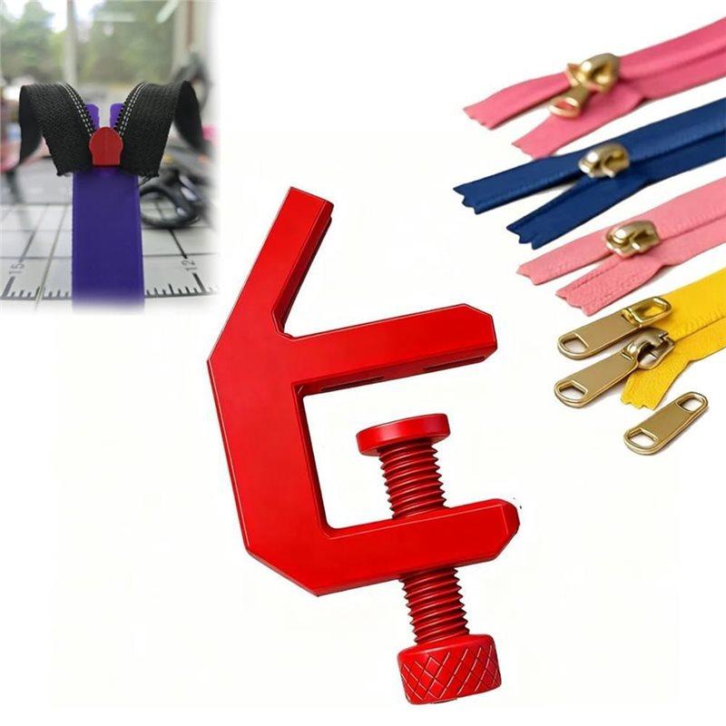 Pomůcka na taháček zipu pro snadnou montáž a opravu, Nezbytný nástroj pro všechny velikosti zipů