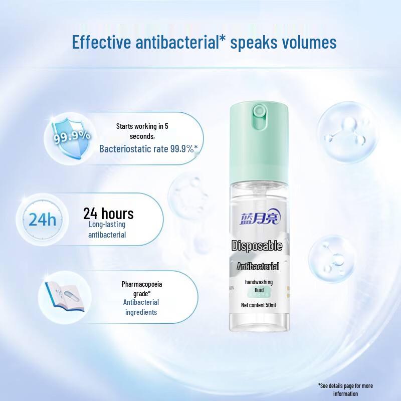 Blue Moon Rosemary No-Rinse Hand Sanitizer Spray