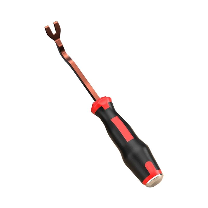 

Auto Door Panel Car Fastener Trim Rivet Removal Pry Auto Trim Removal Clip Plier Car Plastic Fastener Push Pin Removal 8 inches