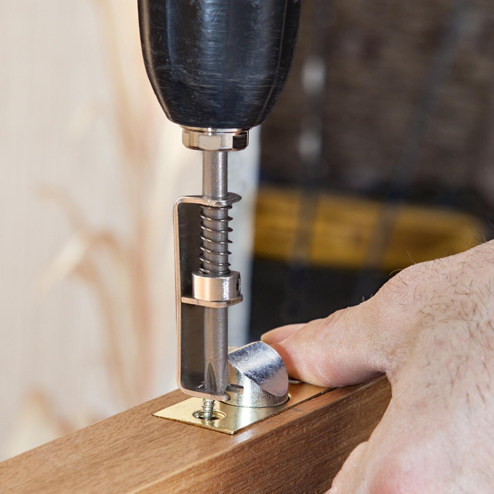 

Screwdriver Bit Holder Spring-Loaded Screw Holder Bit Retaining Adapter Tool Quick Release Attachment for Garage Repair Hardware CN