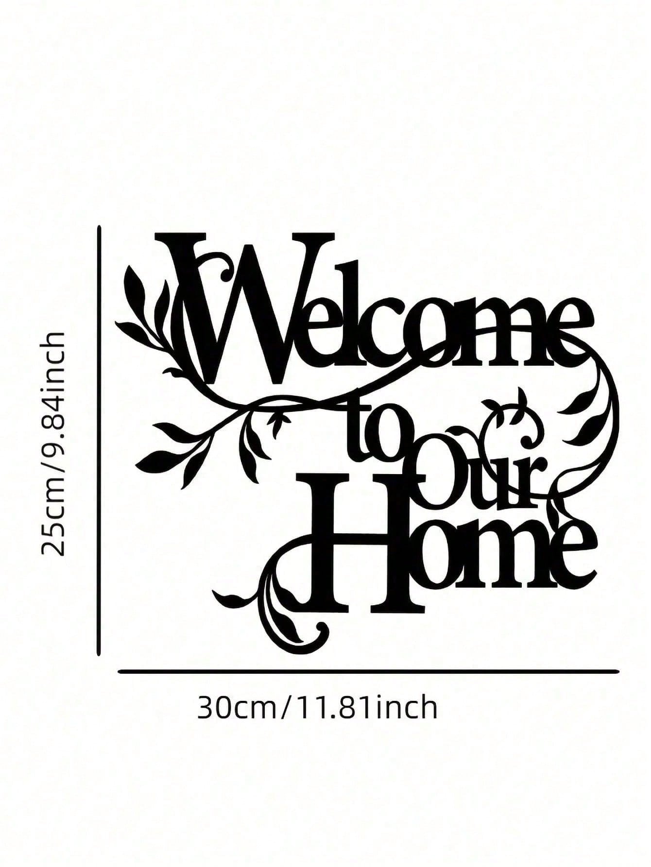 Винтажная металлическая рождественская табличка  Добро пожаловать  для декора стены крыльца дома с подвесной цепочкой TY5774 разноцветный