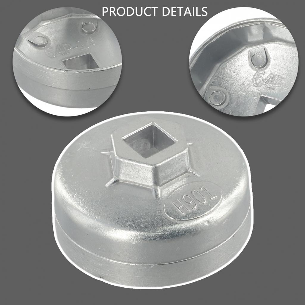 Heavy Duty Aluminum Oil Filter Wrench Ensures Secure and Damage