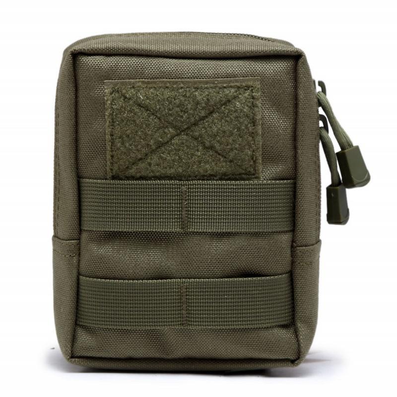 Molle Utility EDC Waist Bag Tactical Pouch Medical First Aid Bag Outdoor Sports Camping Hunting Waist Belt Pocket Sundry Bag