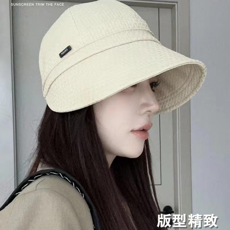

Small standard sunshade bucket hat outdoor travel versatile leisure show face small bucket hat One Size темно-коричневого кольору