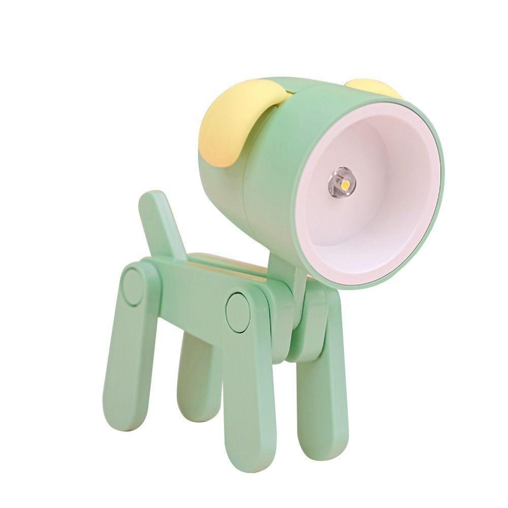 Gift Mini LED Night Light Portable Folding Cartoon Night Lamp Adjustable Table Lights Room Decor