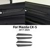 Carbon Fiber Door Trim Strips For Mazda CX-5 2017 2018 -2025 Anti-Scratch Interior Decoration Car Accessories