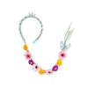 Long Braids Headband for Little Girl Crown Headhoop Queen Headpiece Kids Weaving Braids Hairhoop Party Accessories
