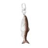Lovely Creative Dried Fish Keychain Keyring Funny Salted Fish Hairpin Hair Clip