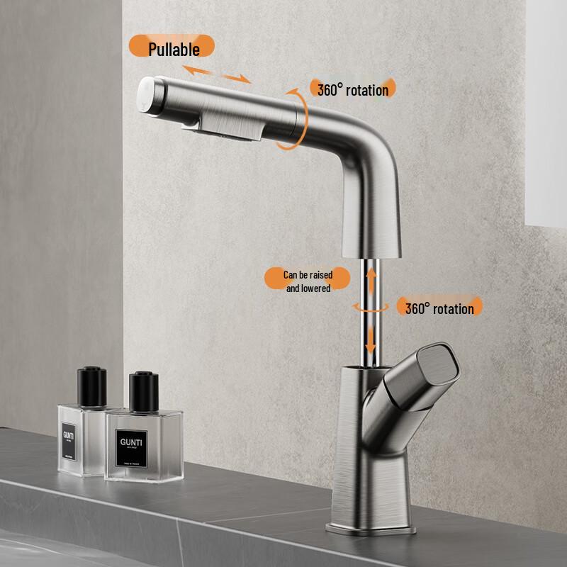 TLXT Pull-out Multi-function Basin Faucet