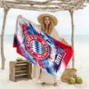 Bayern Munich Fan Gear Customize Text Beach Towel Soft Durable Quick-Dry Suitable for Swimming Gym Camping Yoga Vacation