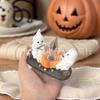 120V Halloween ghost atmosphere light, home ornament fire flame light, ghost resin decoration