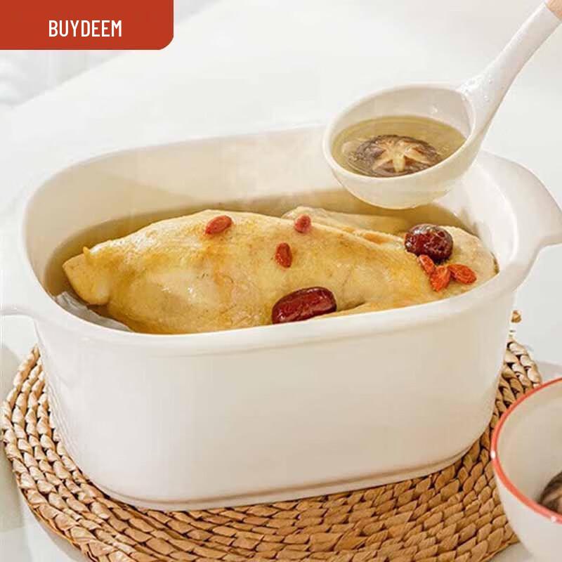 

Buydeem High-Temperature Porcelain Soup Bowl