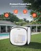 Tenda Box Pittura Portatile, Tenda Portatile Pop-Up per Verniciatura a Spray 405 x 405 x 430mm con Porta a Rete, Tende per Verniciatura a Spray per Piccoli Modelli, Sculture, Foto