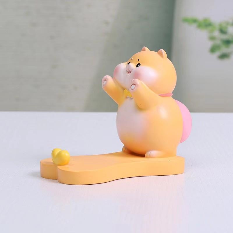 Pig Butt Resin Phone Stand For Office Desk With Unique Design Suitable For Giftgiving