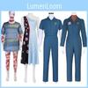 Corrie Anya Mouthwashing Jimmy Cosplay Costume Set Game Anime Halloween Party