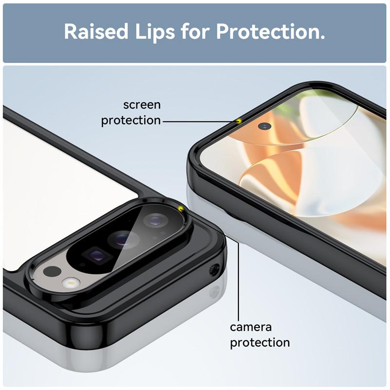 For Google Pixel 10 Pro Case Google Pixel 10 Pixel 10 Pro Cover Funda Shockproof Clear PC + TPU Silicone Protective Phone Cover