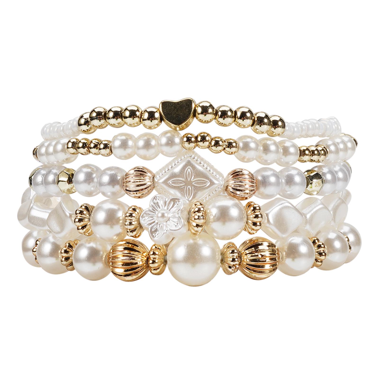 Bohemian Imitation Pearl Bracelet - Elegant Light Luxury Design