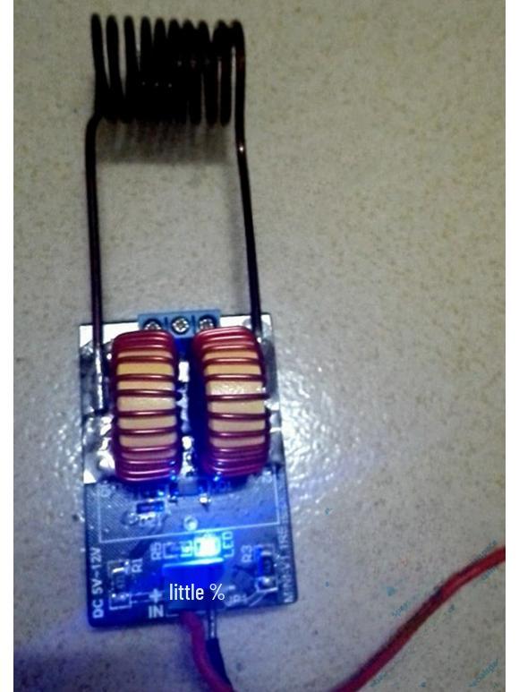Mini ZVS Induction Heating Jacob's Ladder Driver