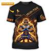 Muay Thai Fans Custom Name T-shirt For Men's Clothing Fitness Train Breathable Short Sleeve T Shirts Summer Sport Print Tee