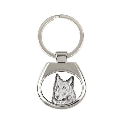 Belgian Shepherd Dog, Belgian Sheepdog - Keychain with a Dog, Keychain with a Print, Personalized Pendant from the Brand