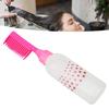 5pcs Graduated Scale Root Comb Applicator Rose Red Comb Applicator Bottle Hair Dyeing