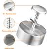 Stainless Steel Burger Press Non Stick Hamburger Patty Maker for Beef BBQ Vegetables Dishwasher Safe Kitchen Cooking Tools
