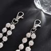 Hip-Hop Style Diamond-Encrusted Diamond Ball Jeans Chain, High-End Full Diamond Bead Chain Waist Chain Pendant