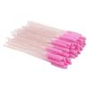 Silicone Eyelash and Eyebrow Brush Tool with Soft Bristles and Curler