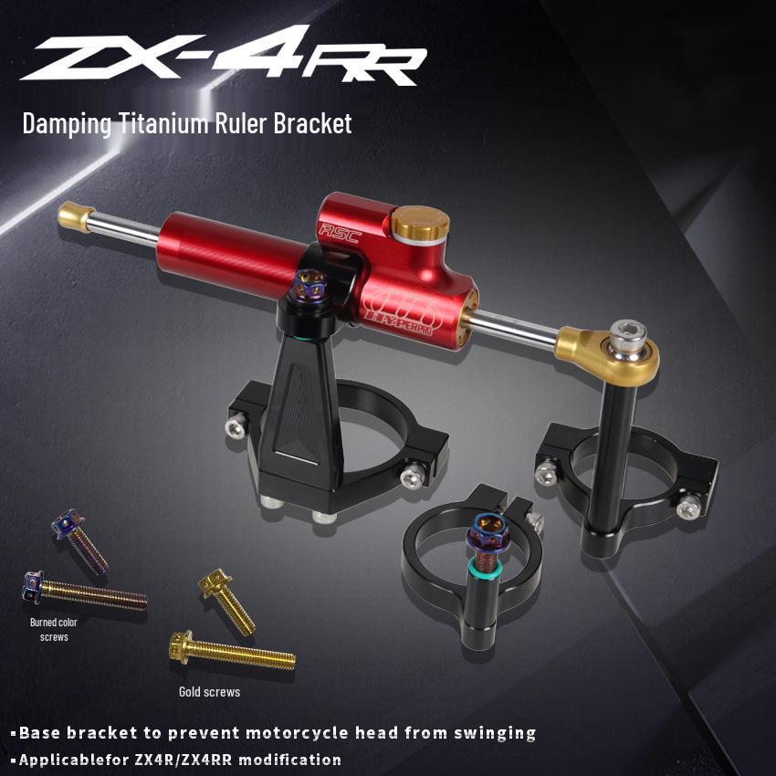 

Верхний титановый кронштейн рулевого демпфера для Kawasaki ZX25R ZX4RR Ohlins Style - Silver