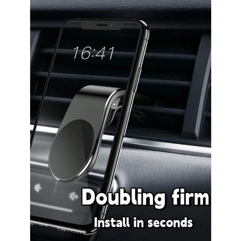 Supporto Magnetico Universale per Telefono a L - Presa Forte, Angolo Regolabile, Supporto per Bocchetta d'Aria, Design Compatto - Supporto Mobile Perfetto per Auto per la Guida