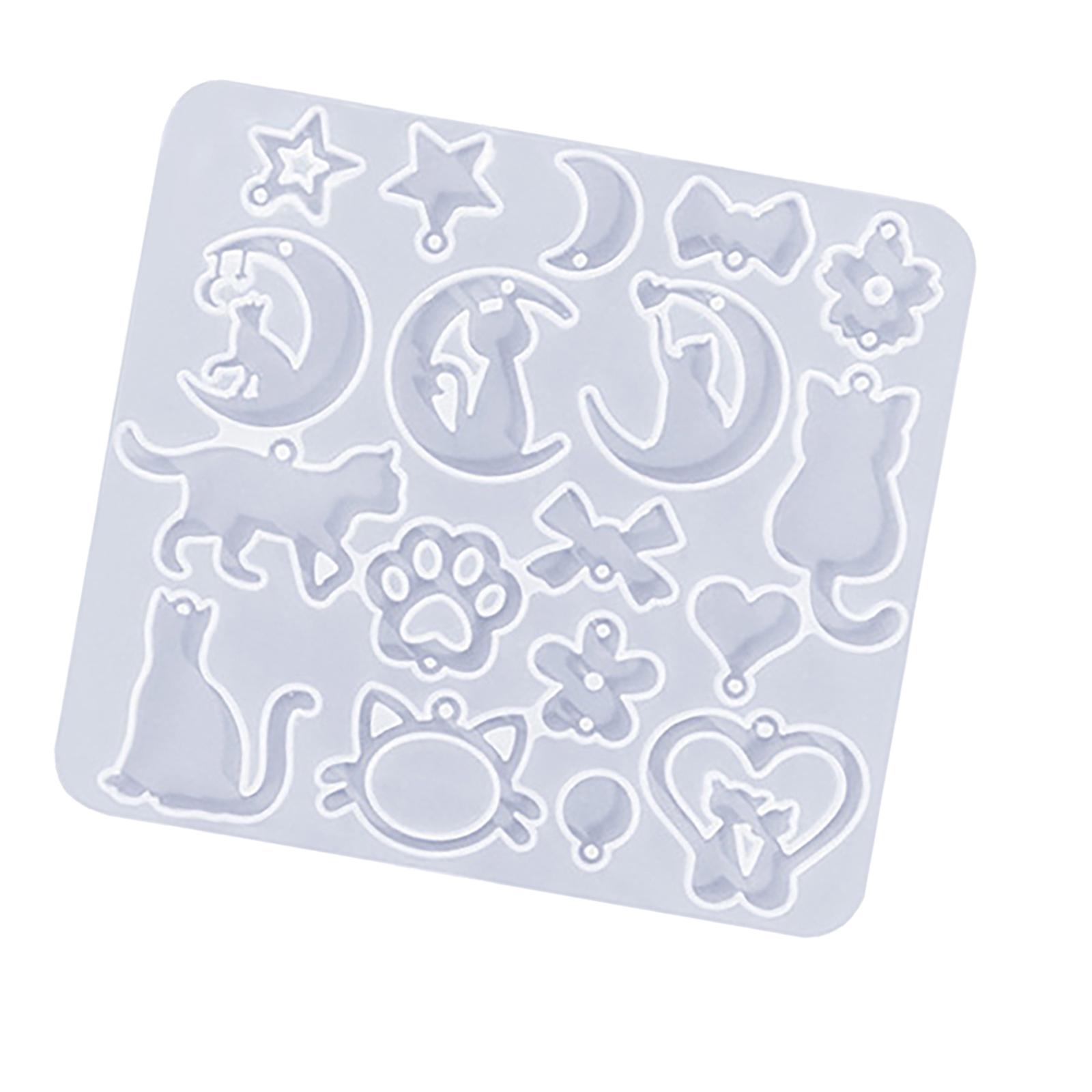 

Resin Mould Jewelry Silicone Mould Animal Pendant Silicone Mold for Epoxy Resin Keychains Necklace Earring Charm Making 117