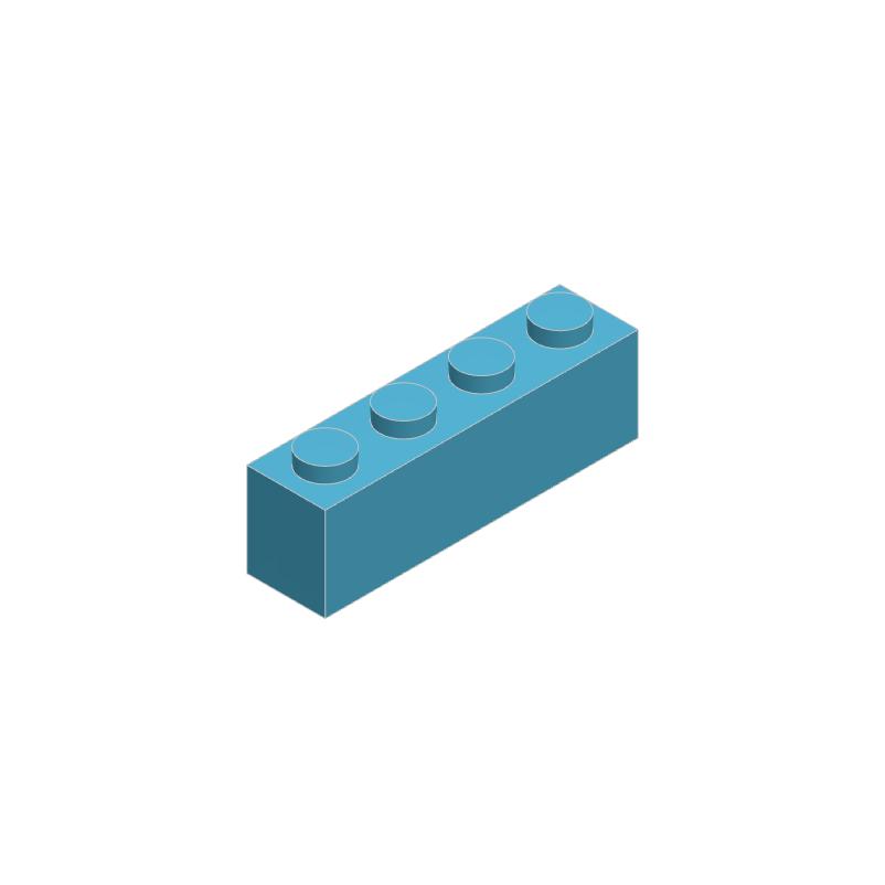 50ks 3010 1x4 Bodové Silné Kostky Hračky Pro Technické Stavebnice Dárek Kompatibilní Stavebnice Montážní Příslušenství DIY MOC
