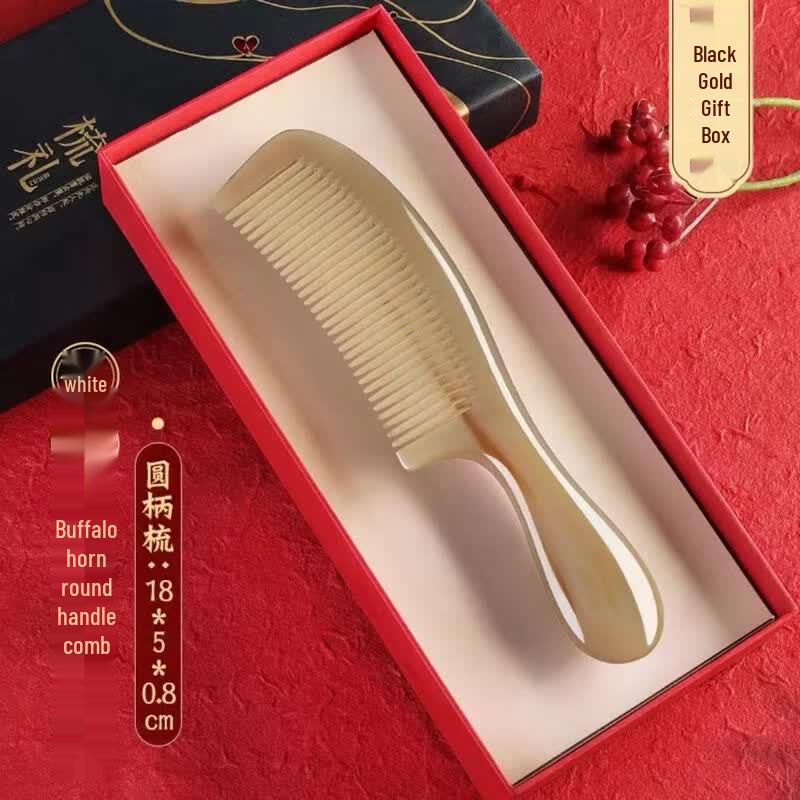 

Elegant Ox Horn Hair Comb Gift Set for Women