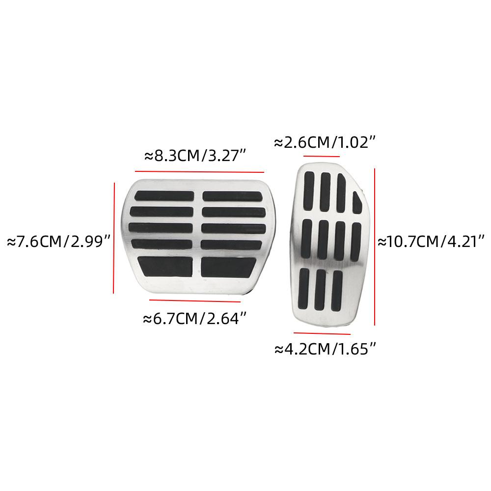 For Mitsubishi Outlander 4 2025 2025 2025 2025 Pedals Gas Accelerator Brake Pedal Cover Non-Slip Pedal Pad Interior Accessories