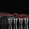 4/6Pcs/set Tainless Steel Shot Glass With Storage Bag  Outdoor Practical Travel Mini Cups Set For Whisky Wine Portable Drinking