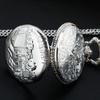 10pcs/Lot Wholesale Vintage Silver Pocket Watch with Truck Pattern Necklace Clock Gift for Men Women Drivers Reloj De Bolsillo