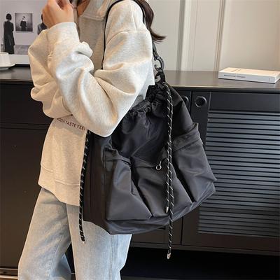 Drawstring Bag Women's Tote Bag Casual Shoulder Bag
