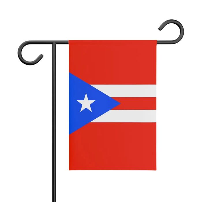 Drapeau De Jardin De Porto Rico – 32 X 47.5 Cm – Polyester Résistant – Format Horizontal – Extérieur – Pixelforma