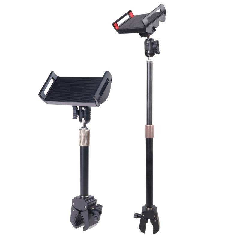 Supporto Regolabile per Telefono e Tablet Braccio Telescopico Morsetto Rotazione a 360 Gradi Staffa Per Accessori Ufficio Casa Studio