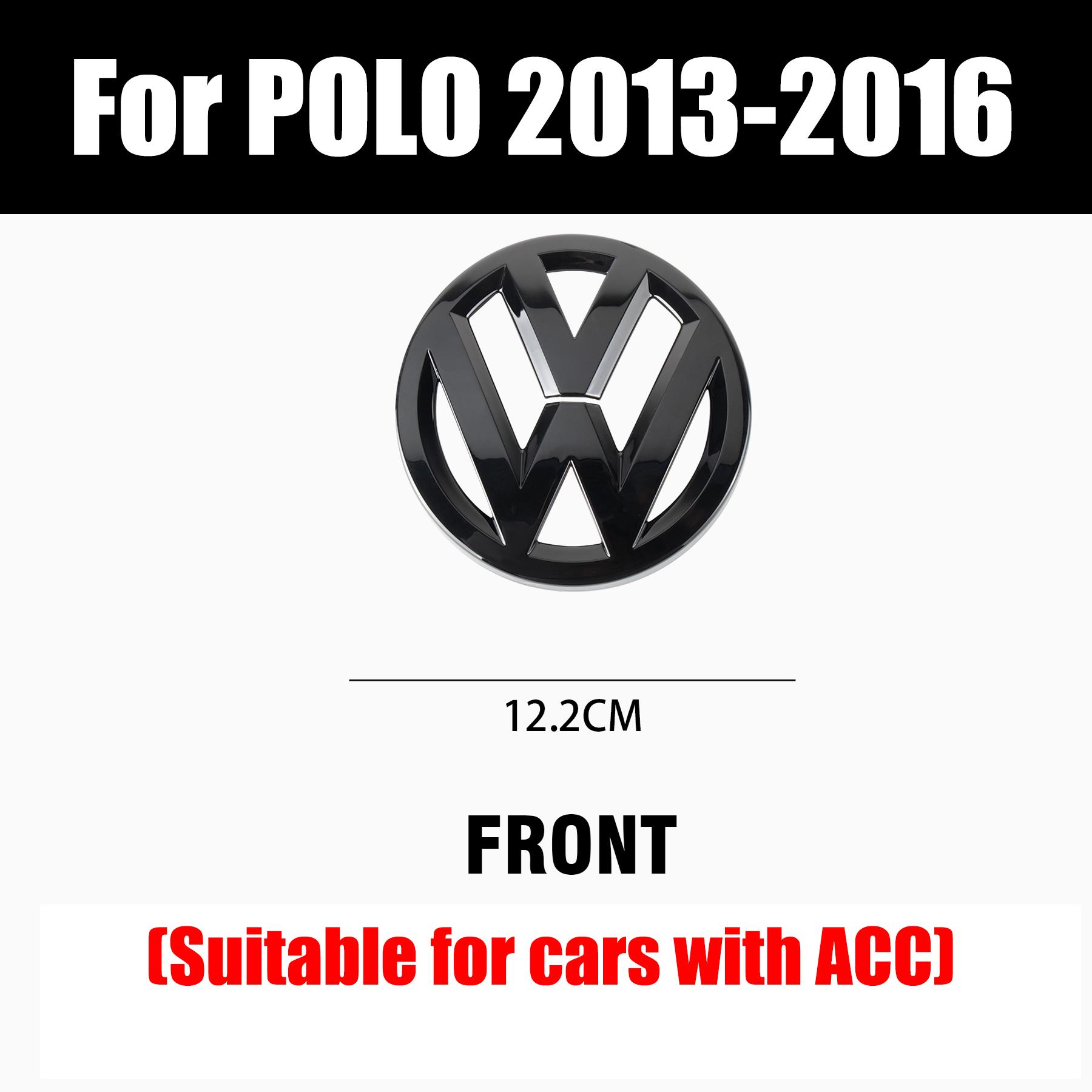 

For VOLKSWAGEN For Volkswagen VW Polo 2013-2016 Auto Accessories Non-destructive Car Front Radiateor Badge Stickers Rear Trunk L POLO 2013-2016