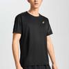 Asics Logo Print Crew Neck Drop Shoulder Short Sleeve T-Shirt Men Tops Black 2011C836-001