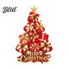 Removable PVC Glass Film Stacked Gift Boxes Christmas Tree Window Cling Creative Static Sticker Seasonal Ornamentation Decal for Holiday Home