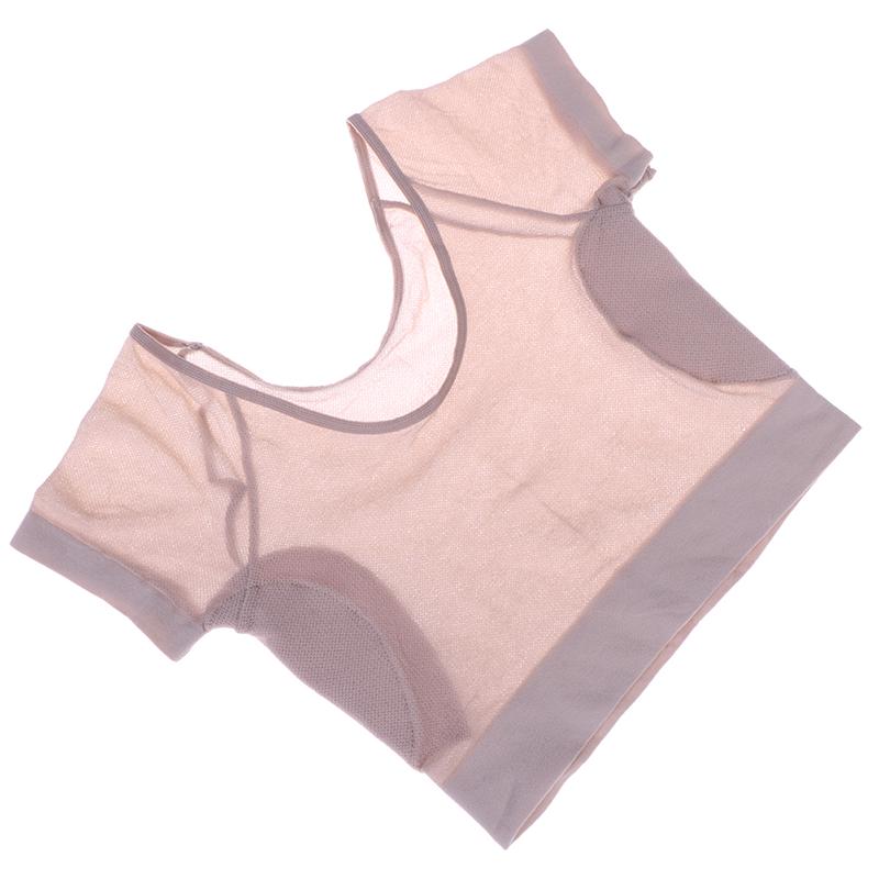 1X Underarm Sweat Pad Vest Top Armpit Excessive Perspiration Menopause Shield