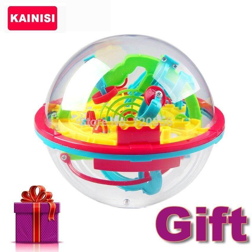 100-trinns 3D-ball med gave Pedagogiske leker Puslespill Balanse Logic Ability Spill for barn Voksne