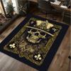 1Pc Skull Rug - Home Carpet Office Decorative Carpet For Living Room Bedroom Door Mat Floor Rug Computer Chair Area Rug