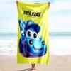 1PC Custom Name Car Adventure Beach Towel Highly Absorbent And Sand-Resistant Towel for Swimming, Pool, Yoga, And Travel Lightweight