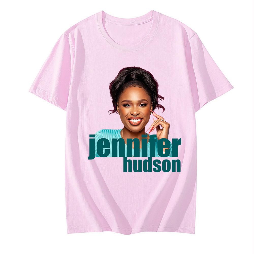 Jennifer Hudson T-Shirt Graphic Printing Fashion O-neck Clothing Short Sleeve Casual Cotton Camisetas Women/men Tees Summer Tops Anime T-shirt